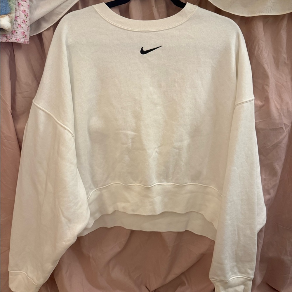 Nike Women's White Sweatshirt